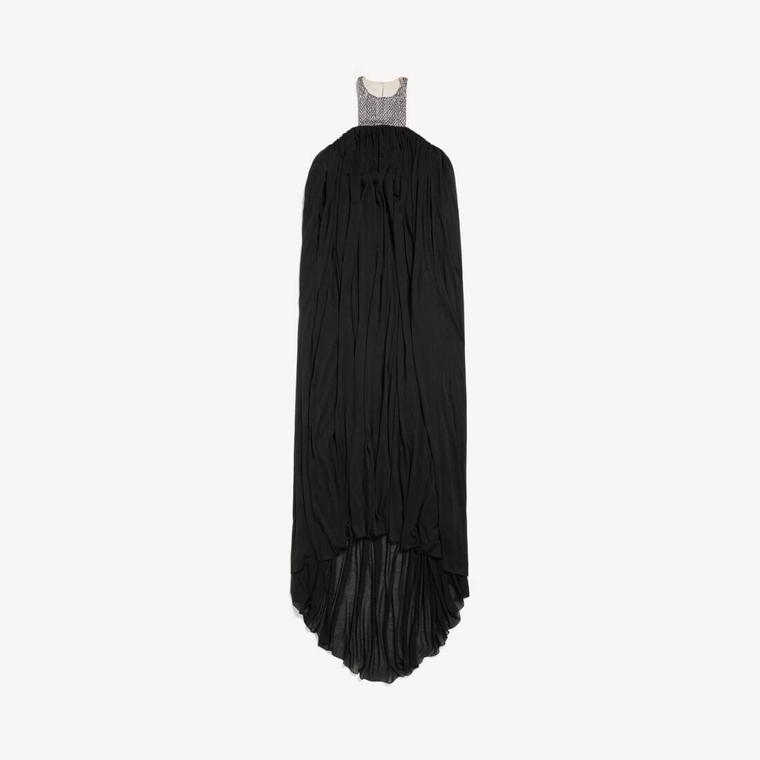 Balenciaga - Women's Embroidered Maxi Dress in Black