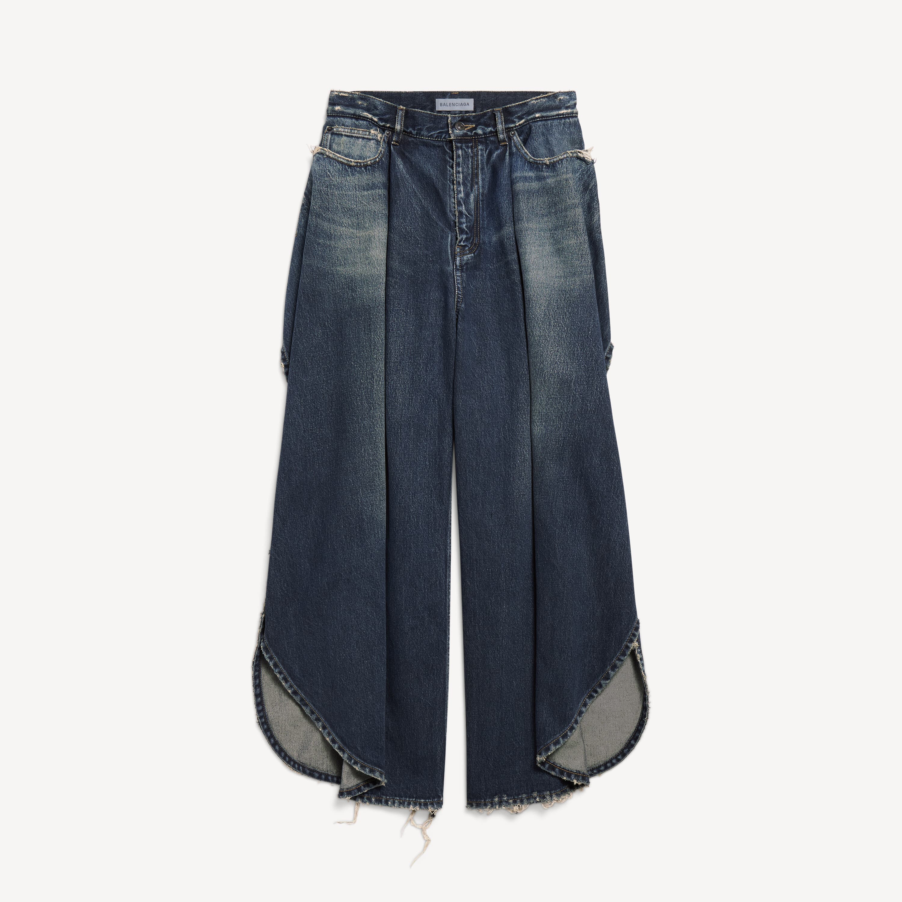 Balenciaga - Women's Tulipe Pants in Dark Ocean