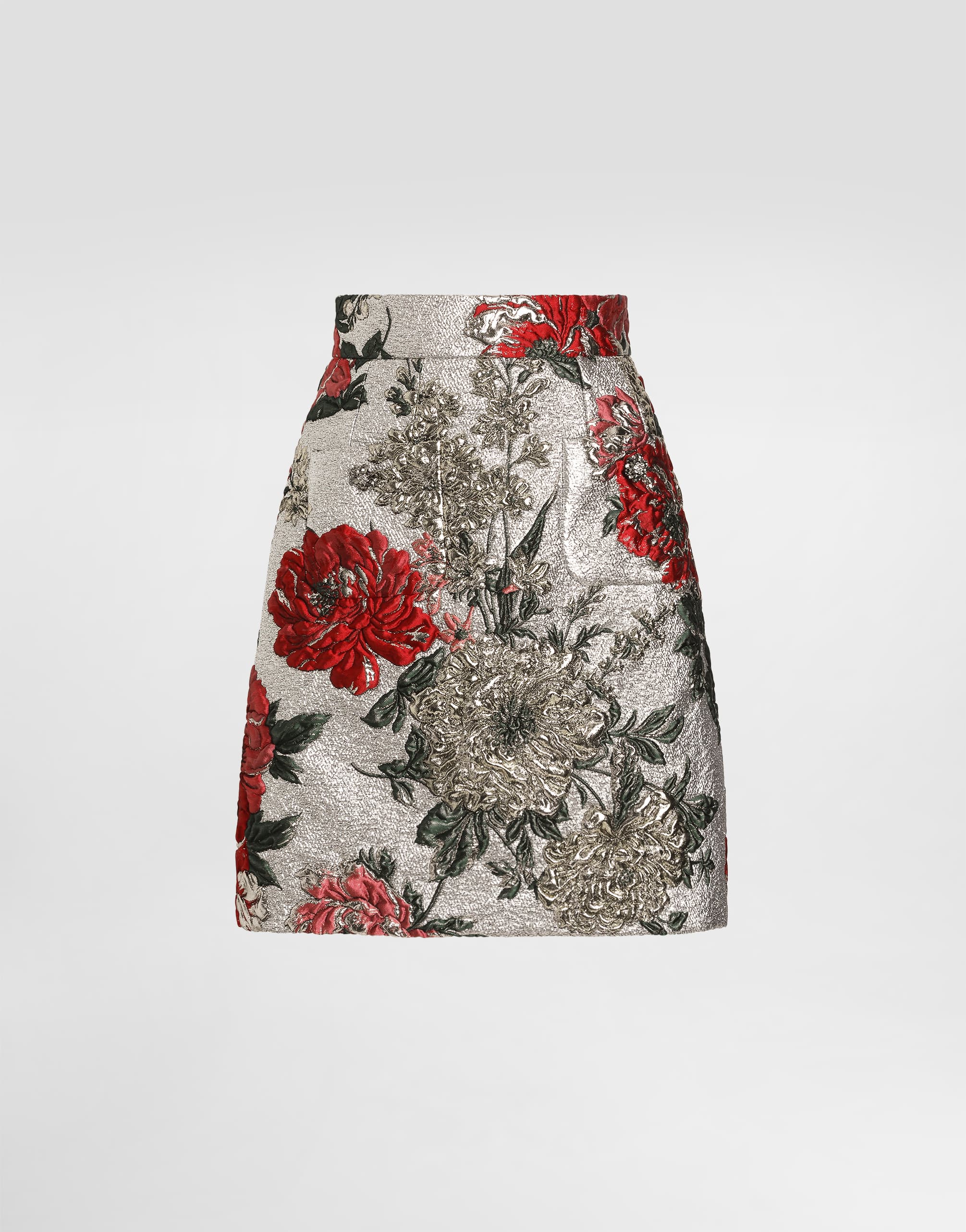 Dolce & Gabbana - Floral jacquard mini skirt