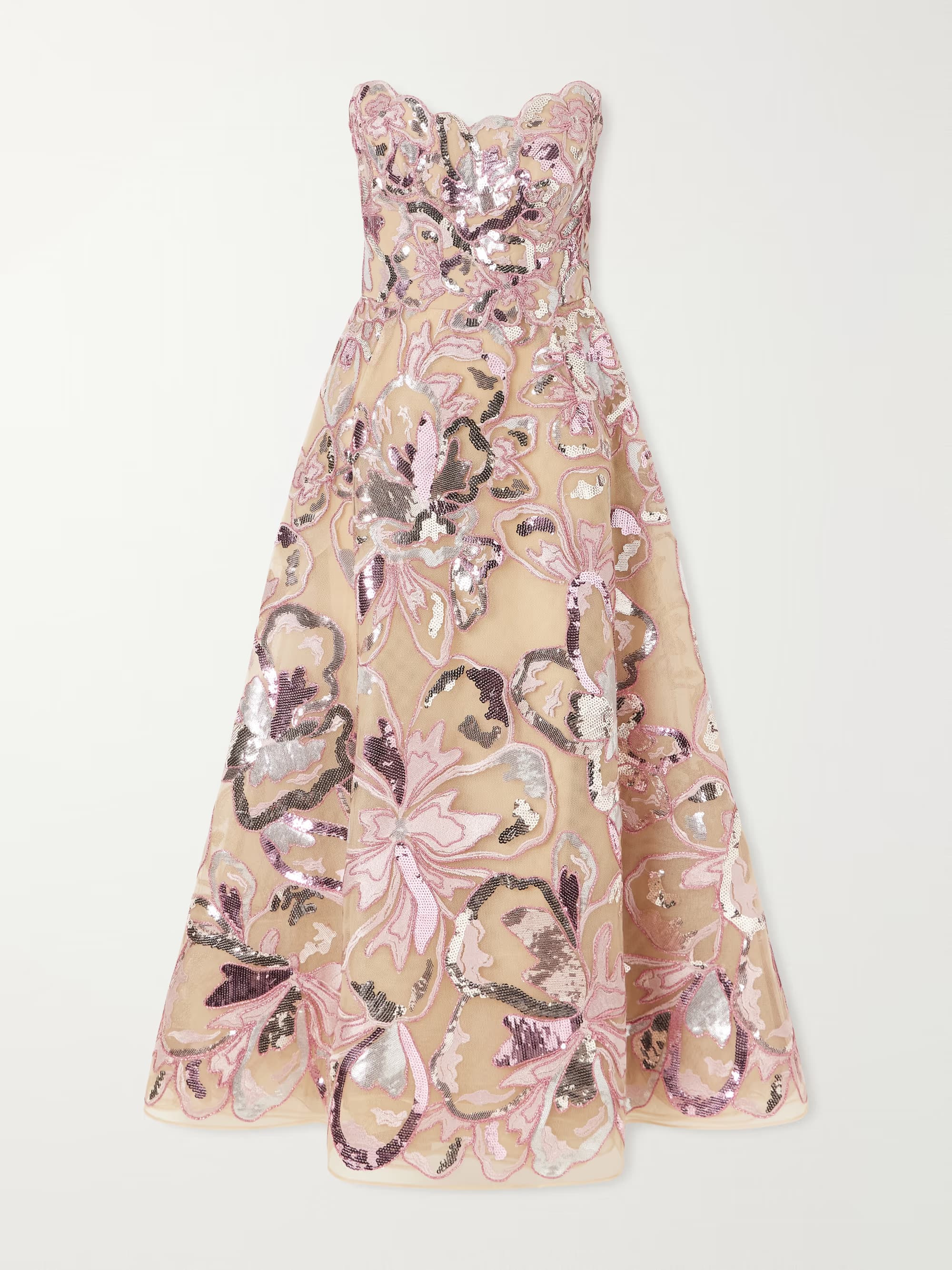 ELIE SAAB - Sequin-embellished tulle gown