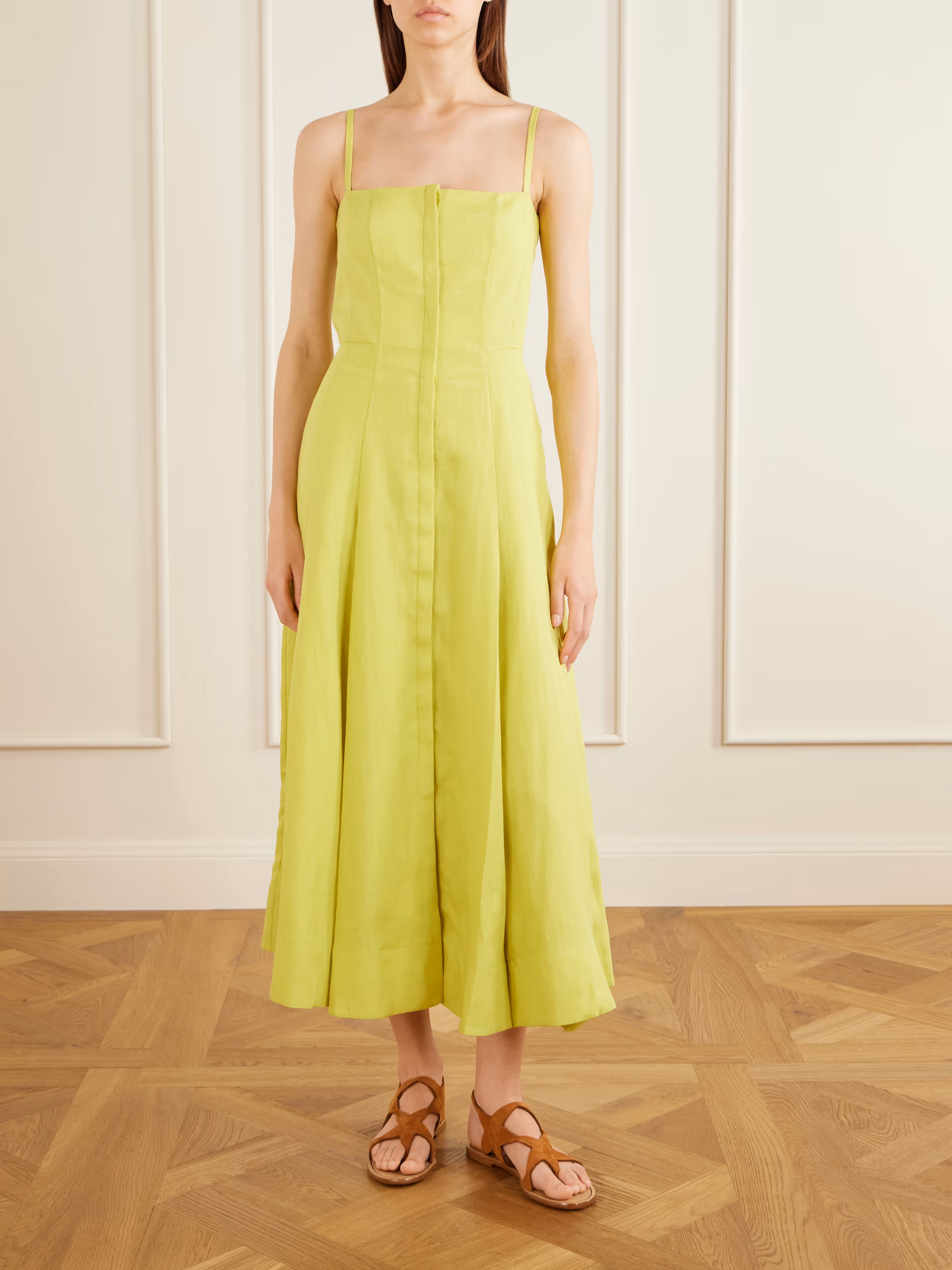 GABRIELA HEARST - Magritte linen midi dress