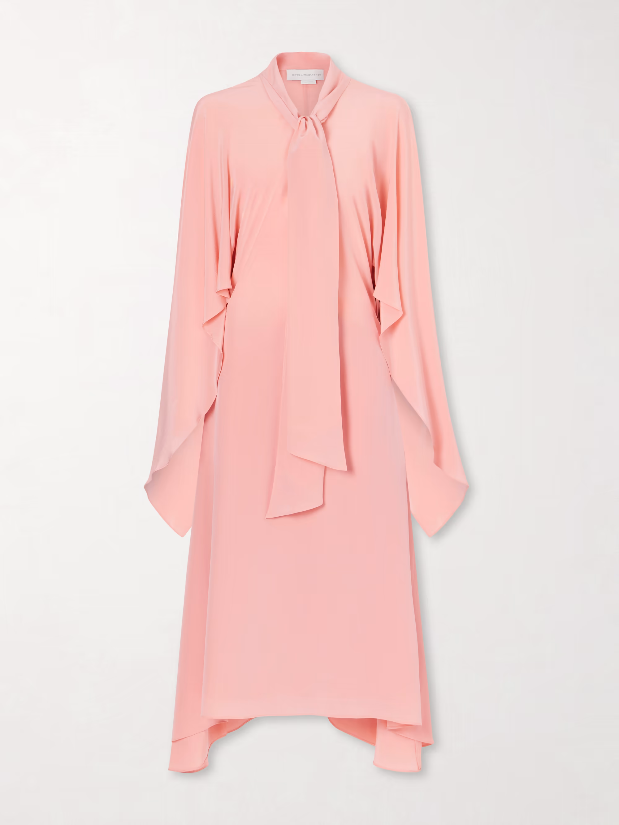 STELLA MCCARTNEY - Tie-detailed silk midi dress